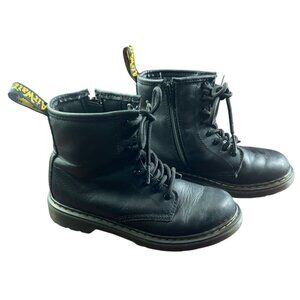 Dr.Martens Kids' 1460 Boots Size 3 Leather lace and‎ zipper clousure